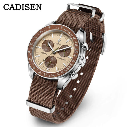 CADISEN 2026 Luxury Men's Quartz Chronograph Watch