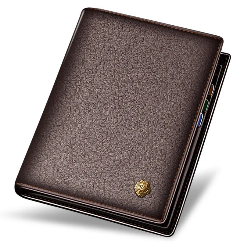 LAORENTOU Men's Genuine Leather Wallet - Perfect Gift