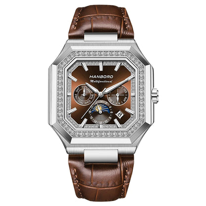 HANBORO Automatic Square Men's Fashion Watch