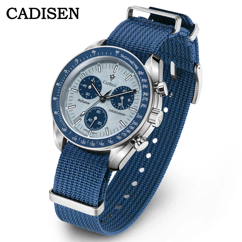 CADISEN 2026 Luxury Men's Quartz Chronograph Watch