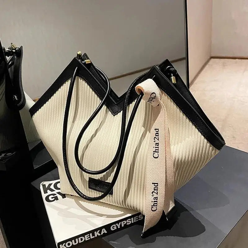 Korean Style Casual Canvas Tote Bag