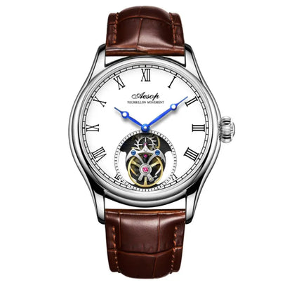 Aesop Luxury Skeleton Tourbillon Watch