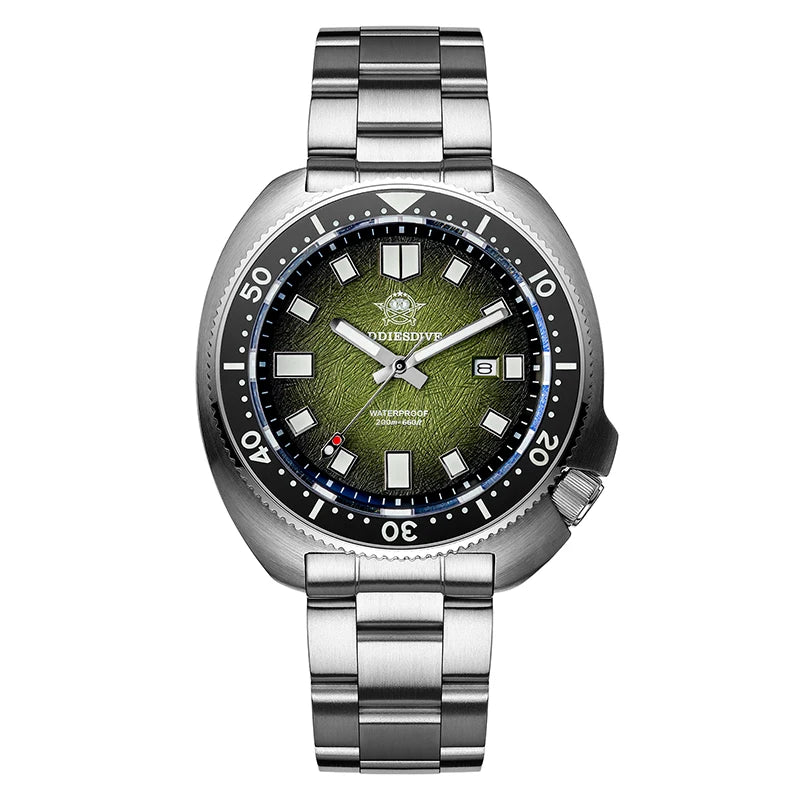 ADDIESDIVE Men's 200M Waterproof Sapphire Diver Watch